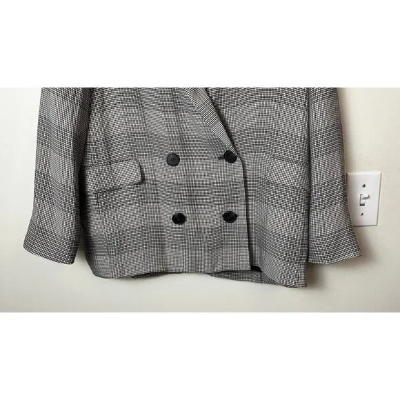 ALL SAINTS DOUBLE BREASTED OVERSIZED FIT BLAZER JACKET 4 - Picture 4 of 14